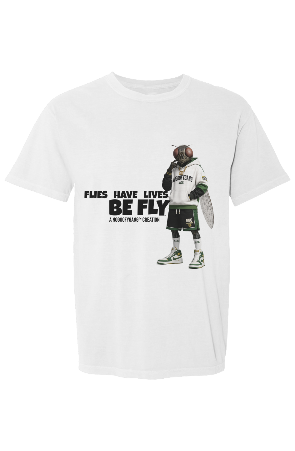 BE FLY NOGOOFYGANG Graphic Tee
